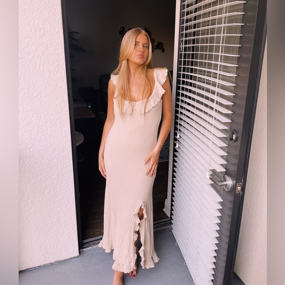 Free People Beach Scoop Neck Maxi Dress - Size Small - Picture 1 of 3